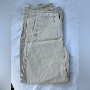 Talbots Perfect Crop Beige Pants, NWT